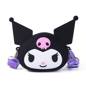 Kuromi silicone mini purse